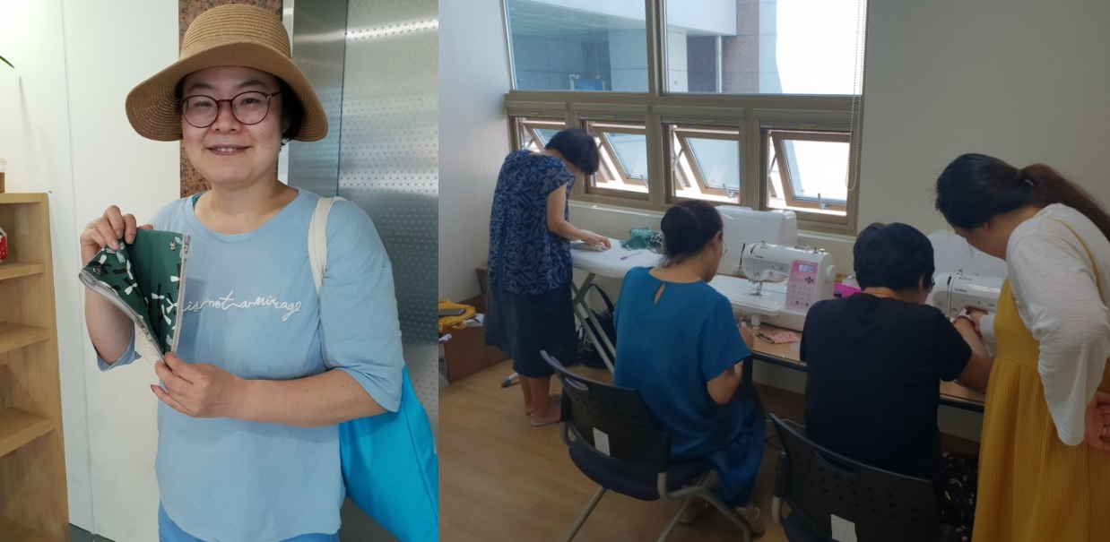 주민재봉틀모임'노루발자국' 2차교육 진행!